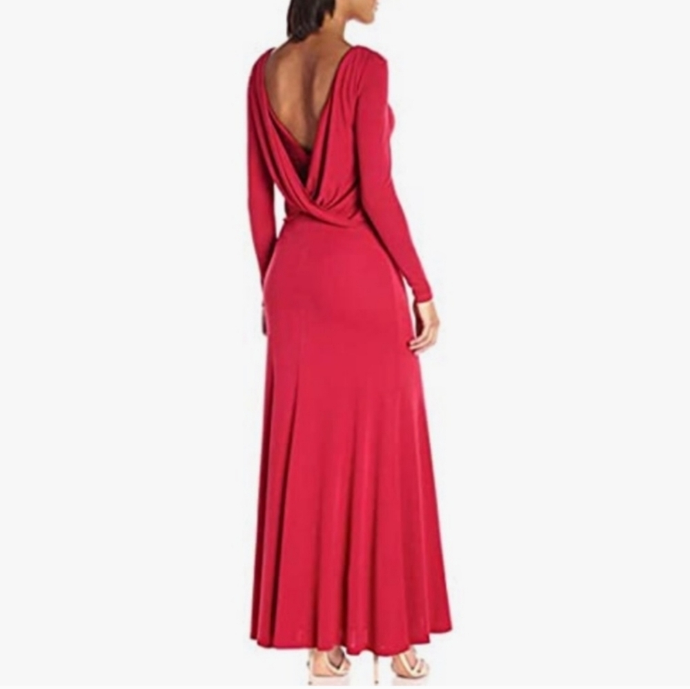 Vera Wang Red Maxi Dress